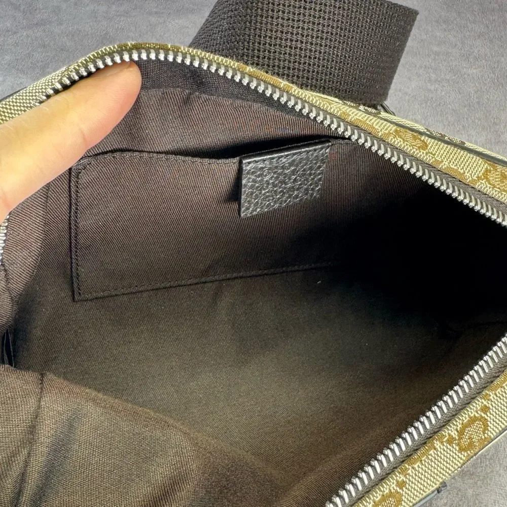 Gucci Beige/Brown GG Supreme Canvas Waist Bag